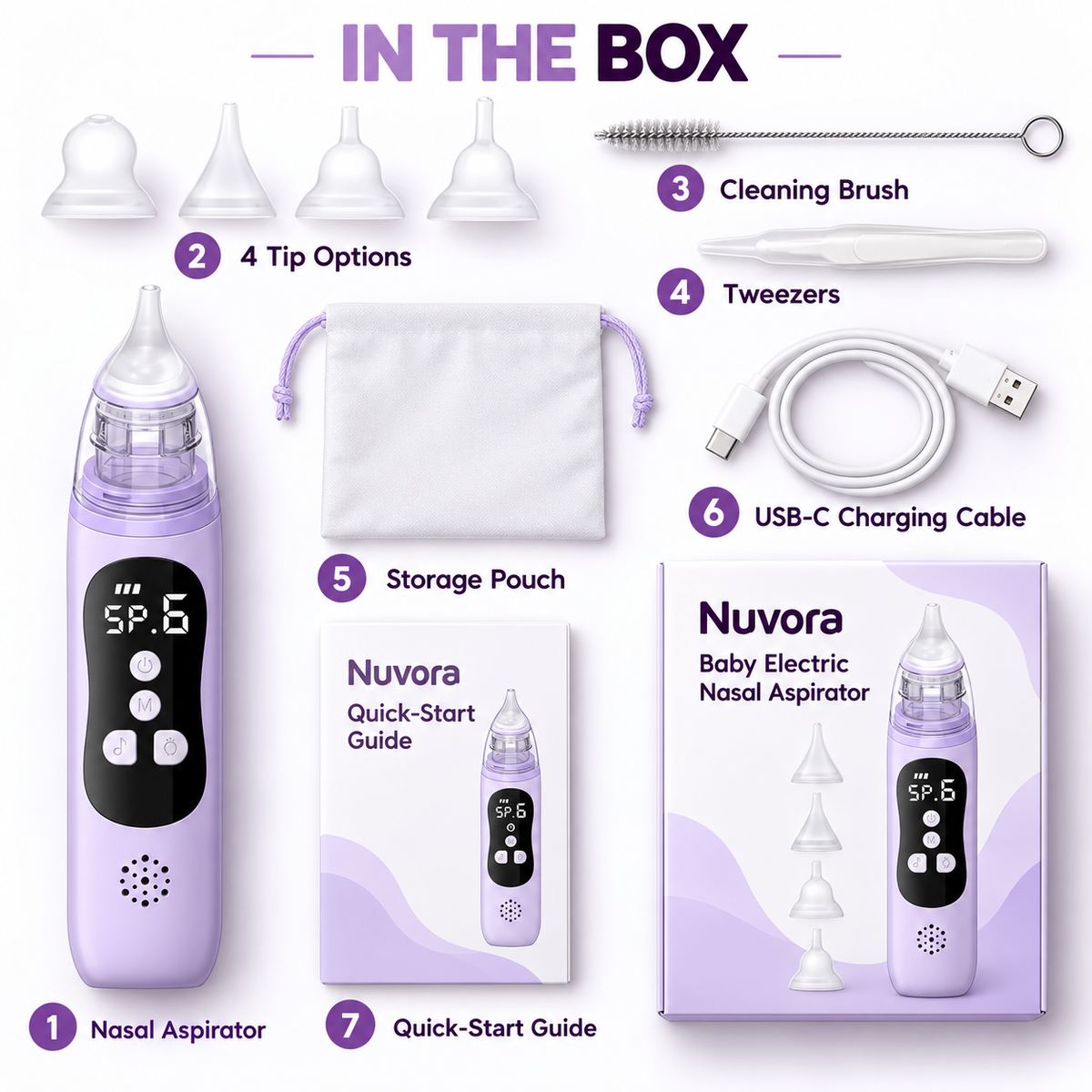 Nuvora™ Baby Nasal Aspirator
